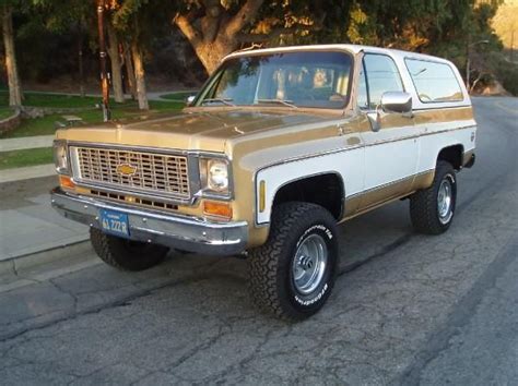 73 Two Tone Ochre Chevy Trucks Chevrolet Trucks Chevrolet Blazer