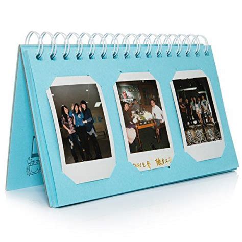 Caiul Compatible Pockets Desk Calendar Style Photo Album For
