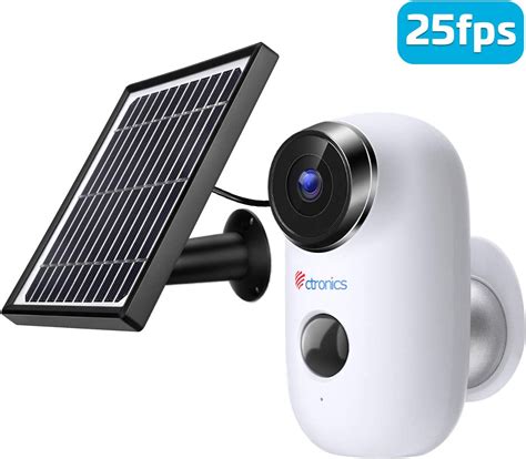 Wireless Outdoor Security Camera Wifi Solar Powered 1080p