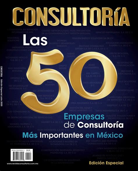 Revista Consultoría Julio 2020 Las 50 Empresas De Consultoría Más