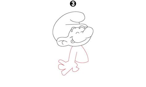 Smurf Drawing Step By Step Tutorial Cool Drawing Idea
