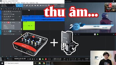 HƯỚng DẪn Thu Âm Chi TiẾt BẰng Soundcard Icon Upod Pro Micro Pc K850