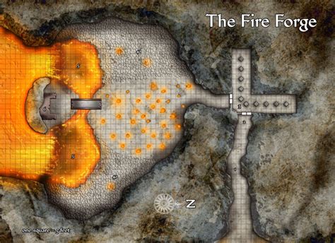 Fantasy Maps By Robert Lazzaretti — The Fire Forge Fantasy Castle