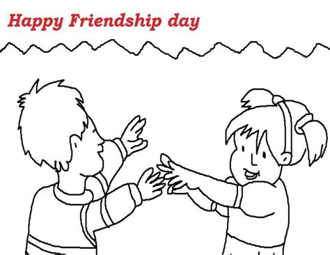 12 Friendship Day Coloring Pages Printable Print Color Craft Coloring