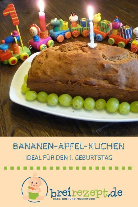 Und habe diese einfach für den kuchen verwendet. Bananenkuchen mit Apfel - Idealer 1. Kinder ...