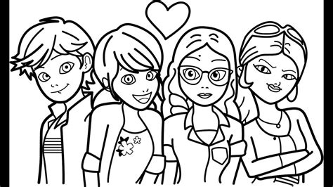 When the city is in danger, marinette turns into superheroine ladybug, and adrian into superhero chat noir. Miraculous Marinette Pages Coloring Pages