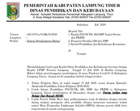 Tahun dua ribu lima belas dengan alasan. Contoh Surat Izin Sekolah Tatap Muka : Contoh Kop Surat ...