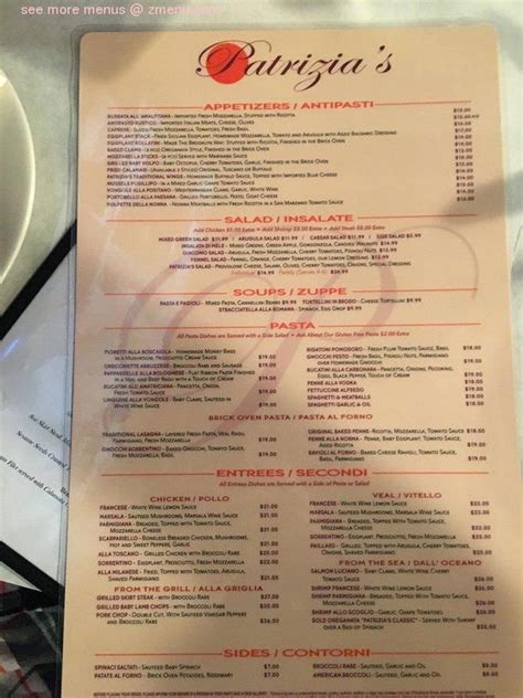 Ever green chinese food store hours. Online Menu of Patrizias - Old Tappan Restaurant, Old ...