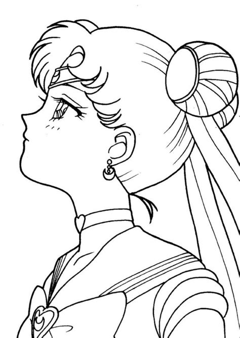 Dibujos de Animé y Manga para colorear e imprimir Colorear imágenes Sailor Moon Crystal