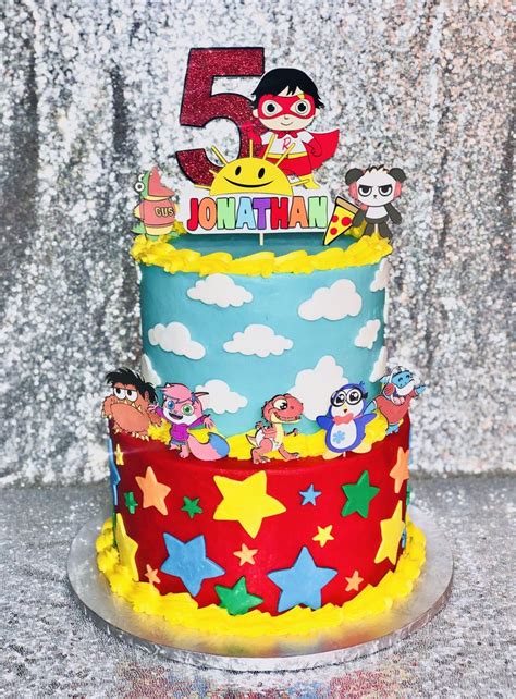 Birthday cards, wishes, quotes, and frames. Ryan's World Themed Birthday Cake | Themed birthday cakes ...