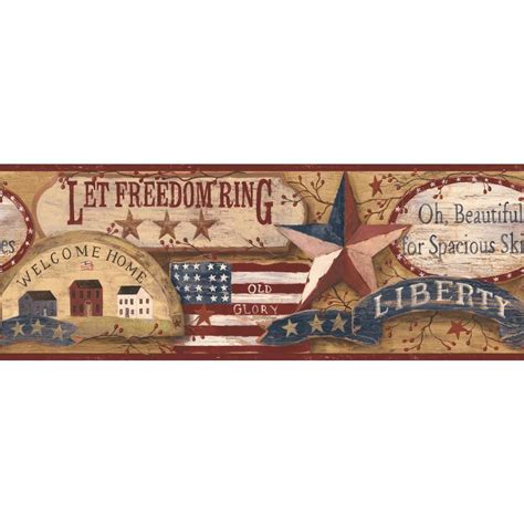 Design by color pattern # : York Wallcoverings Inspired By Color Country Americana ...