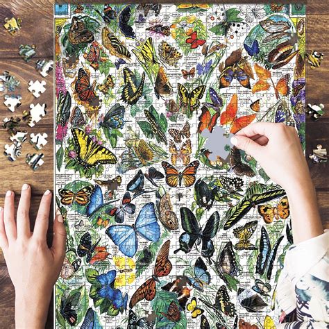 Butterfly Garden Jigsaw Puzzle Set