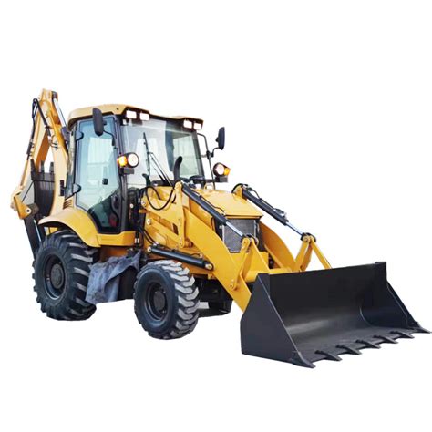 Small New TITAN Nude In Container 4X4 Wheel Drive Mini Backhoe Loader