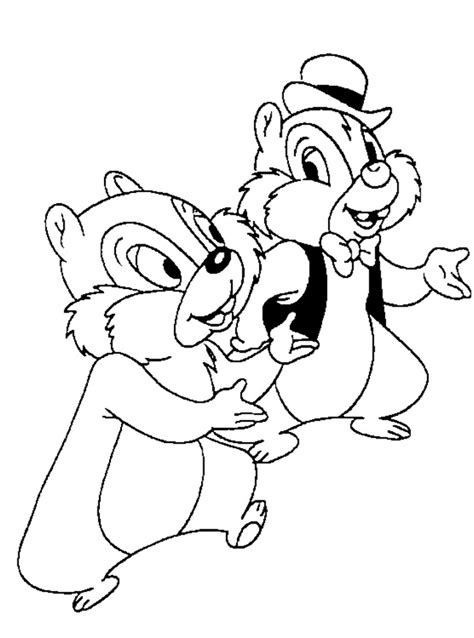 Kids N 35 Coloring Pages Of Chip And Dale