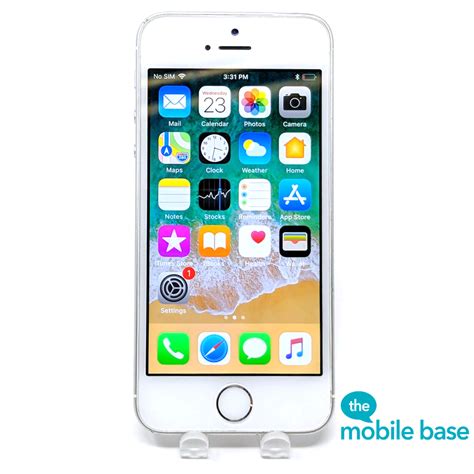 Buy Apple Iphone Se 16gb Sasktel Silver Fair Condition The