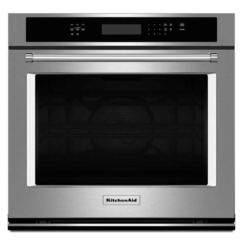 Shop Kitchenaid Self Cleaning Convection Single Electric Wall Oven