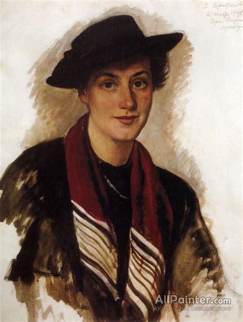 Zinaida Evgenievna Serebriakova Portrait Of Sa Lukomskaya Oil
