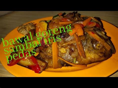 Resep asam pedas ikan bawal. resep masakan ikan bawal goreng - YouTube