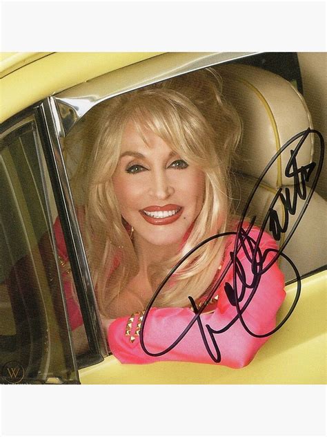 Dolly Parton Signed Autograph Poster For Sale By Leahnvicha Redbubble