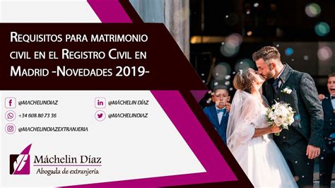 Requisitos Para Matrimonio Civil En El Registro Civil En Madrid