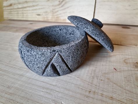 Small Molcajete Bowl Carved From Volcanic Stone Or Lava Rock Etsy Uk