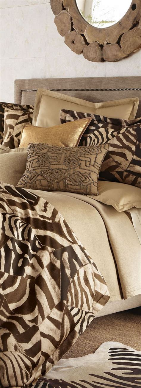 Until you see tasteful examples of zebra print furniture. Bed and Bath | African bedroom, Safari bedroom, Zebra ...