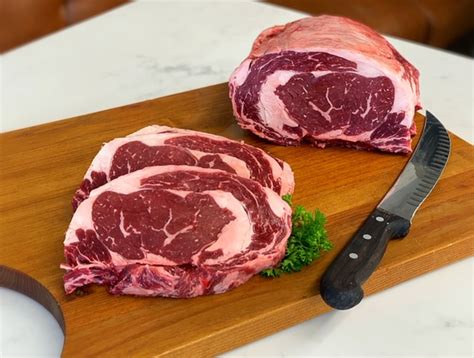Boneless Rib Eye Roast $13.98 per lbs and Rib Eye Steaks ...