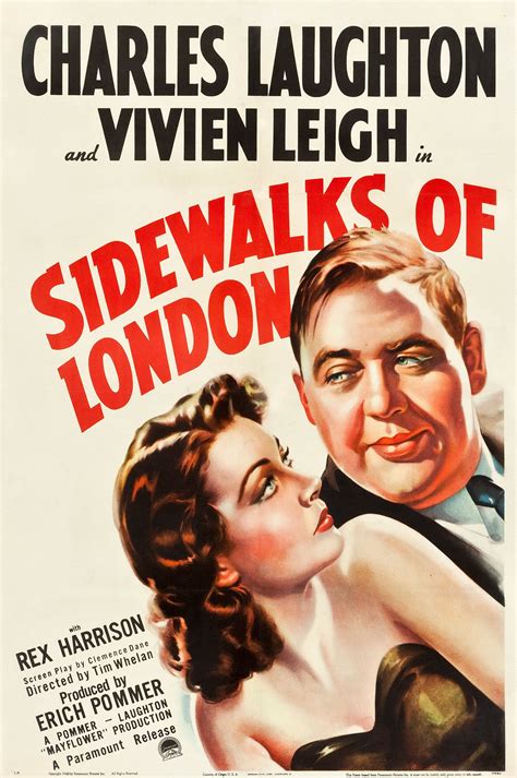Sidewalks Of London 1938 In 2020 Movie Posters Vintage Hollywood