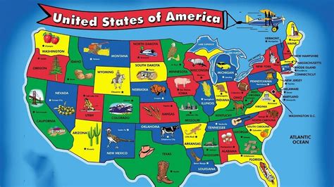 Image Result For 50 States And Capitals Map Usa Map States And