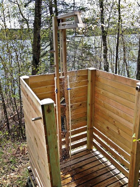 Building A Diy Outdoor Shower Outdoor Tub Outdoor Bathrooms Outside