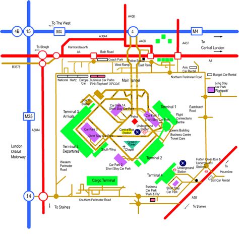 Heathrow Airport Map Heathrow Airport Mappery