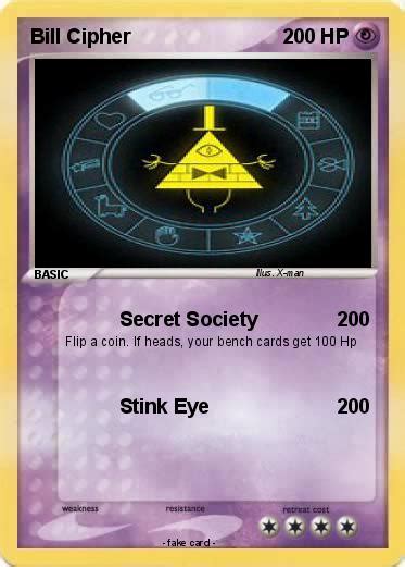 Pokémon Bill Cipher 298 298 Secret Society My Pokemon Card