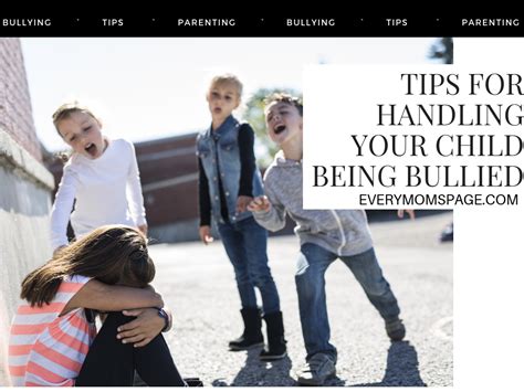 Tips For Handling Your Child Being Bullied