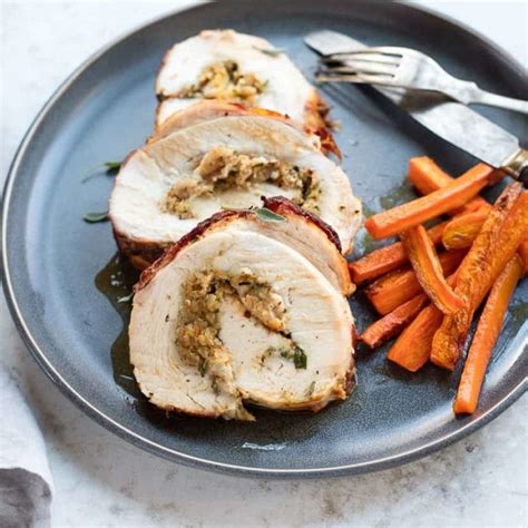 Cooking times and temperatures will vary depending on the recipe you follow. Boneless Rolled Turkey Breast with Brioche Stuffing ...