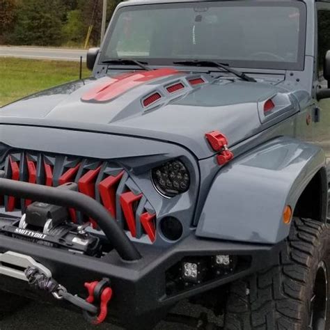 Custom Painted Avenger Jeep Hoods For Jk Jl And Jt Avw Offroad And