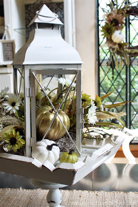 Fall Lantern Centerpiece Confessions Of A Serial Do It