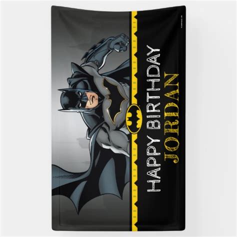 Batman Chalkboard Happy Birthday Banner Zazzle