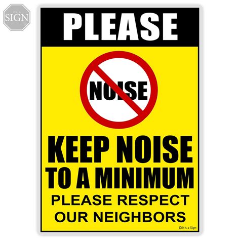 Keep Noise To A Minimum Quiet Please Sign Laminated Signage A4 Size