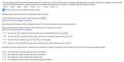 Share a gif and browse these related gif searches. Solved: The Accompanying Data Represent The Total Travel T ...