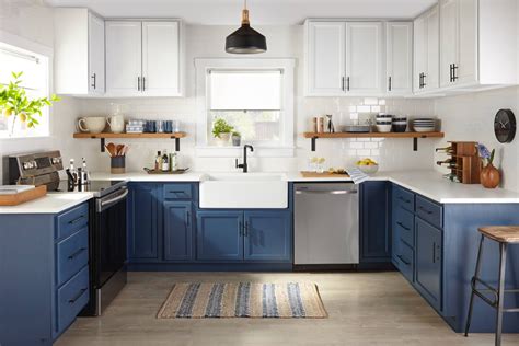 Two Color Kitchen Cabinet Makeover - How To | KILZ® | Kitchen cabinets