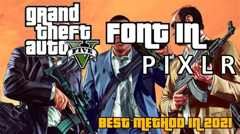 How To Add Gta V Font In Pixlr Editor Youtube