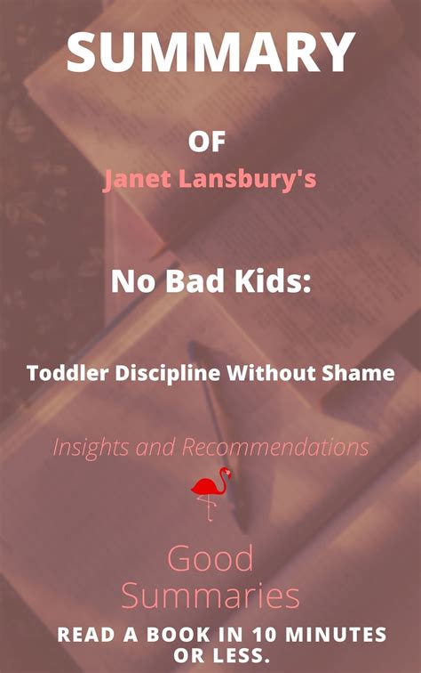 Summary Of Janet Lansburys Book No Bad Kids Toddler Discipline