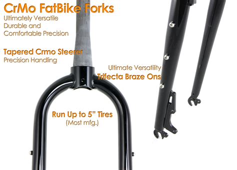 Free Ship 48 States Fat Bike Full Crmo Forks Promo Sale Tapered Crmo