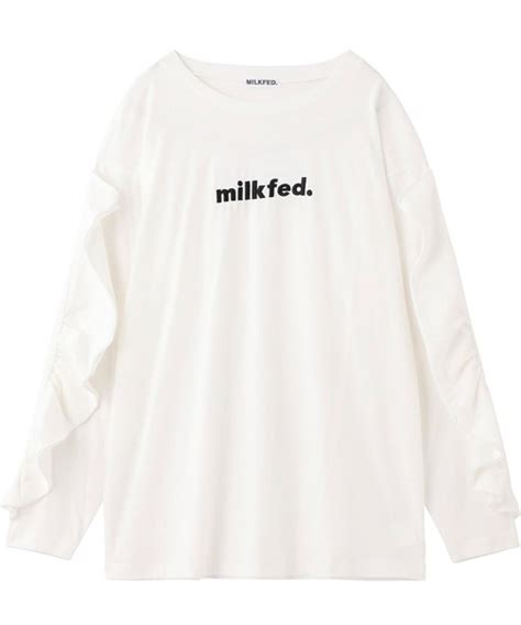 【セール】ruffle Sleeve Top（tシャツカットソー）｜milkfed（ミルクフェド）のファッション通販 Zozotown