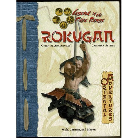 Rokugan Oriental Adventures Campaign Setting Jdr Legend Of The Five