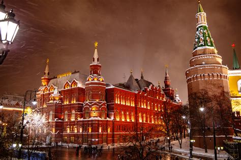 Moscow Winter Nights Winter In Moscow Downtown Yuri Tokareff Flickr