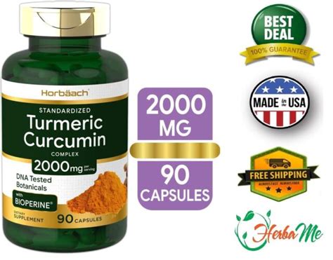 Turmeric Curcumin With Bioperine Mg Capsules Joint Support