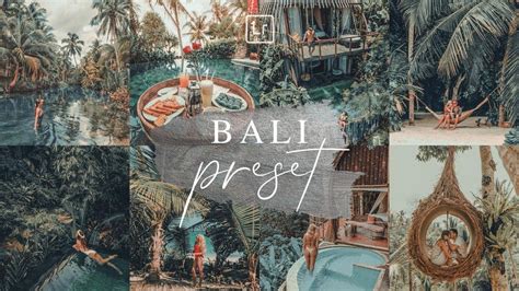 You will be able to save them as presets and apply them with one click. BALI PRESET Lightroom Mobile Tutorial Free DNG | Preset ...