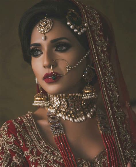 { pinterest ~ queeening } desi bride indian bridal makeup bridal hair and makeup hair makeup