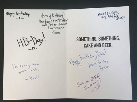 Mar 12, 2021 · pick a special birthday instagram caption or message and pair it with a fun birthday photo or selfie of yourself in your birthday glam. Translating The Office Birthday Card - Funny Or Die